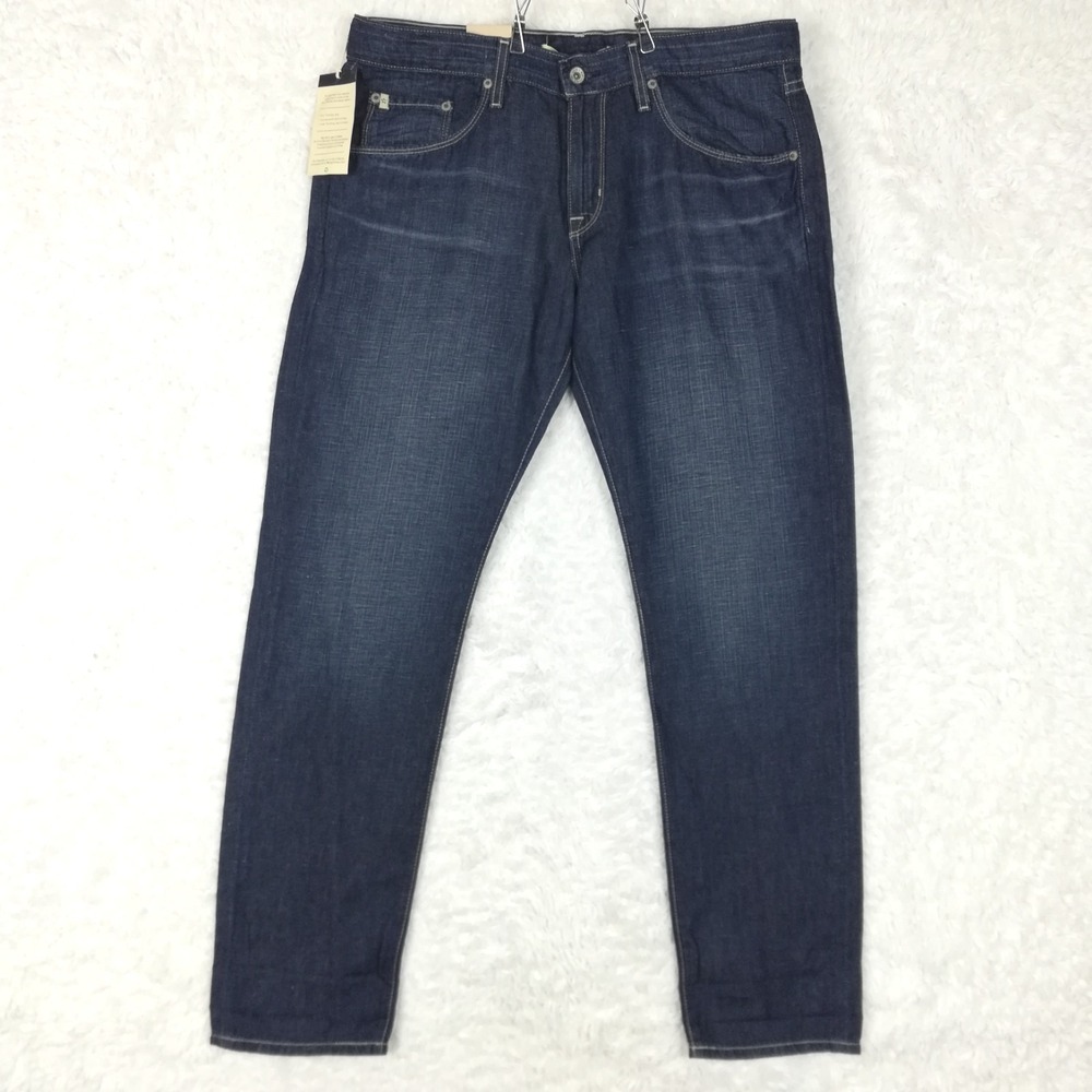 Big Star Womens Jeans Billie Slouchy Skinny Linen Blend Blue Denim Dark 30 New